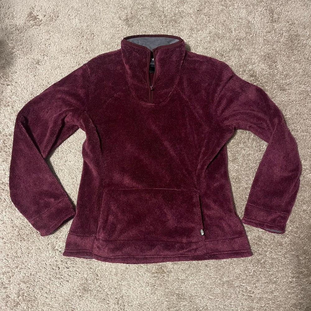 The North Face plush fleece pullover